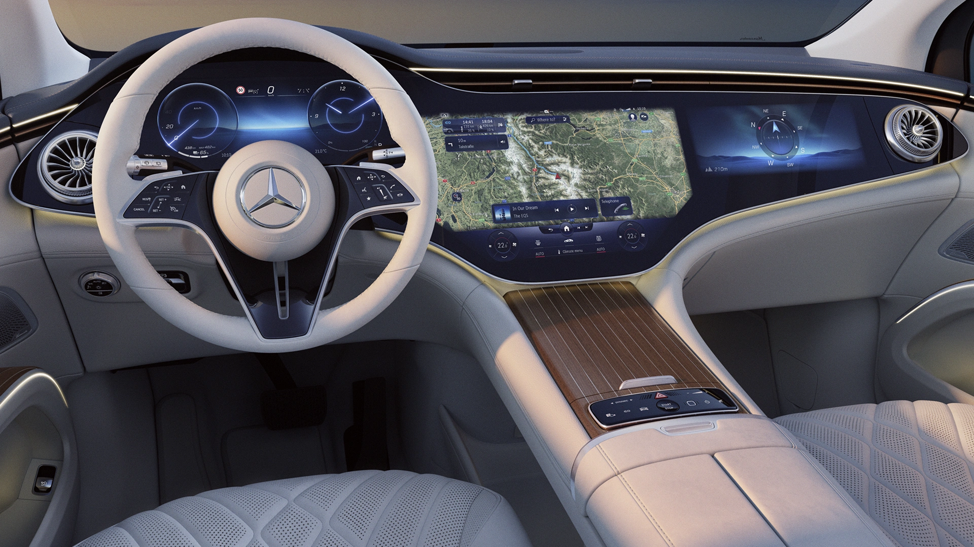 Mercedes_Benz EQS SUV sisemus