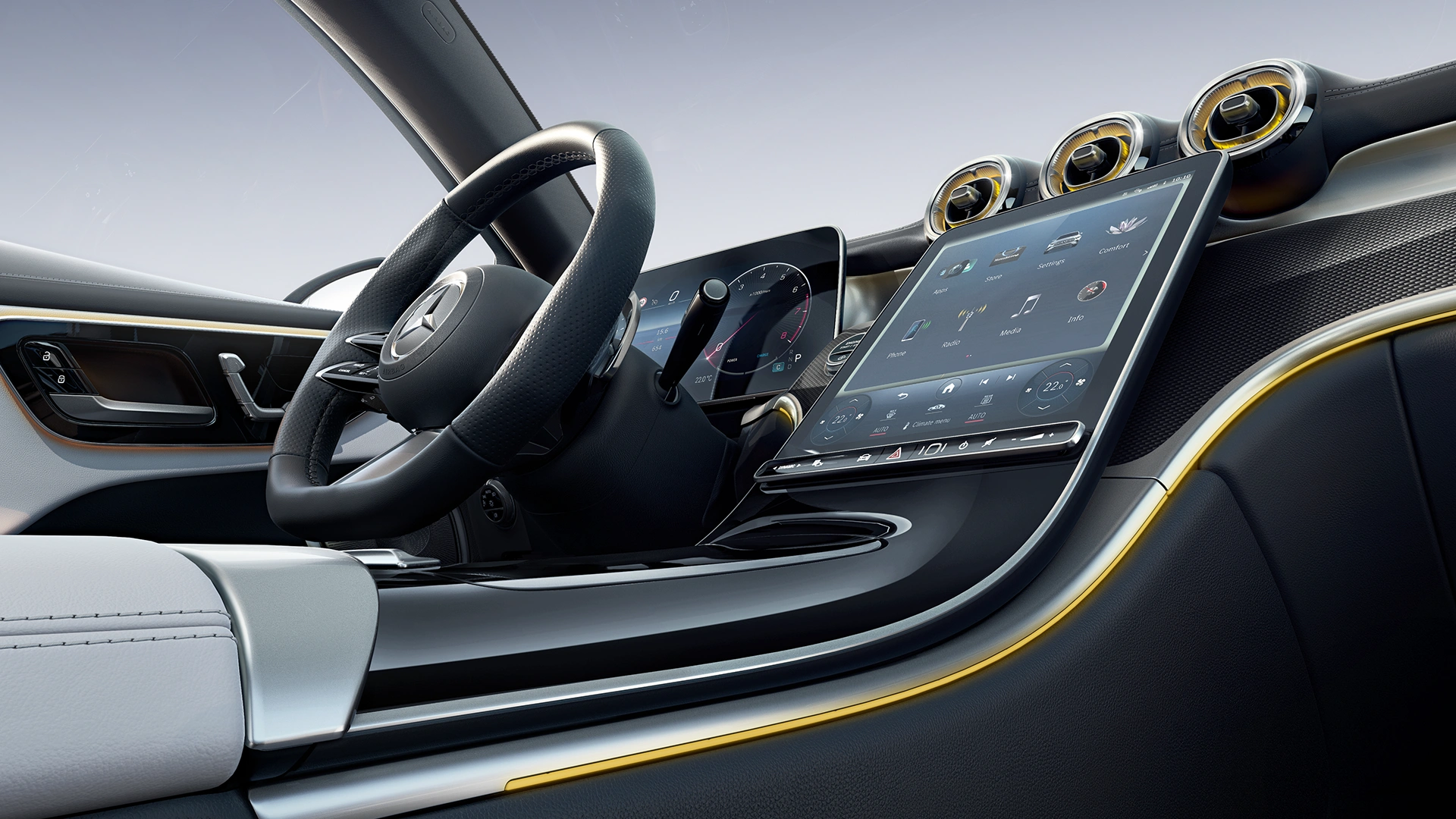 Mercedes_Benz GLC rool ja sisemus