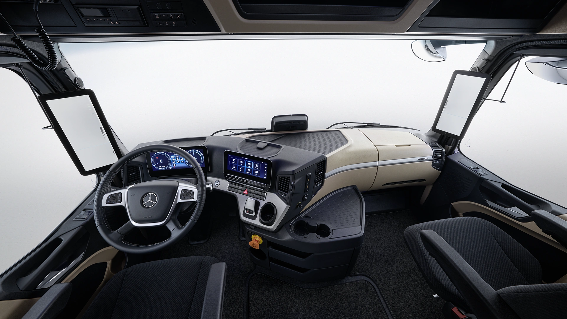 eActros600 sisevaade kabiinile