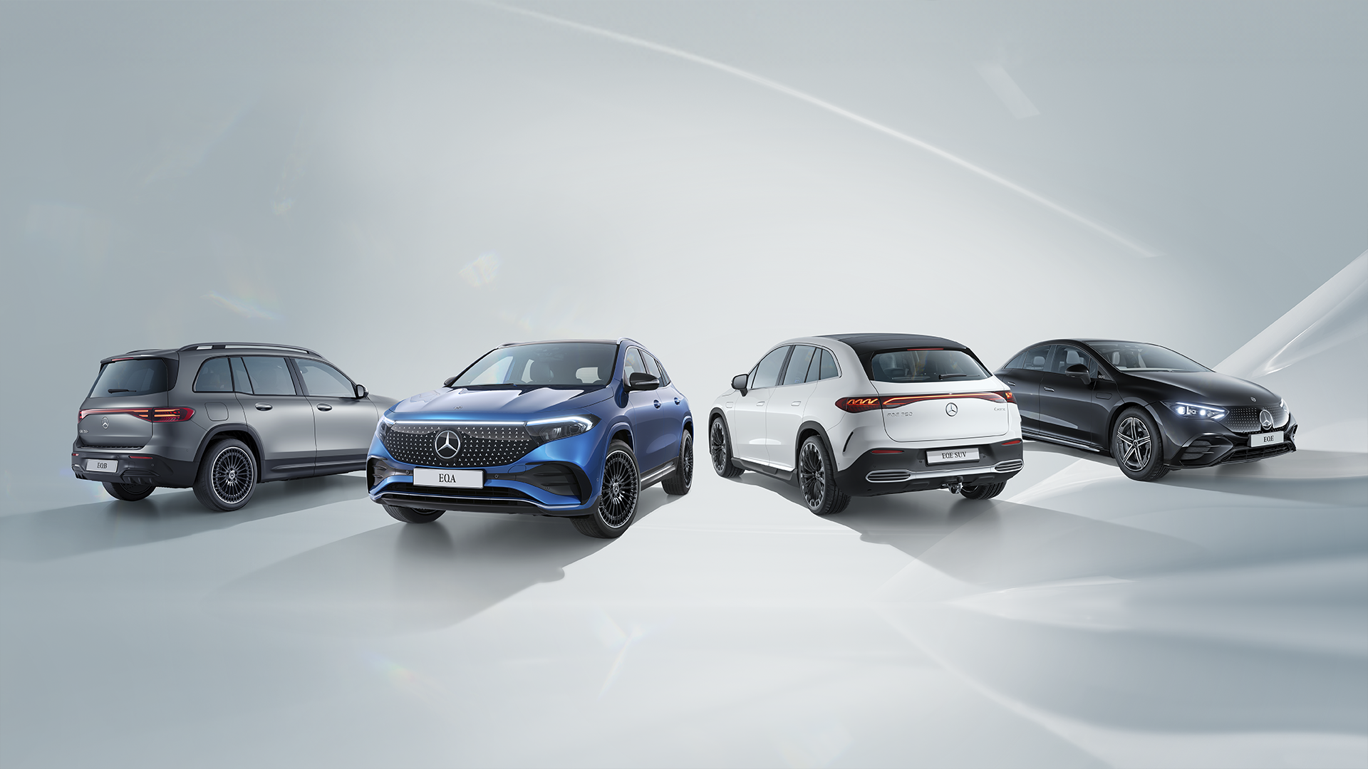 Täielikult elektrilised Mercedes-Benz autod rivis