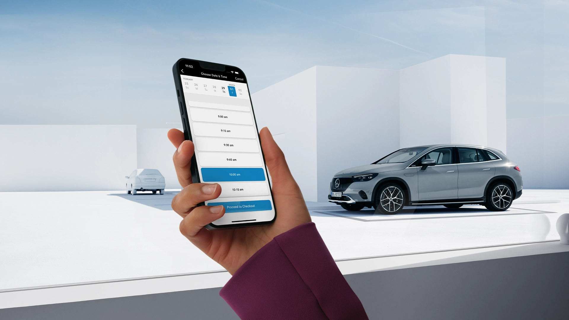 Mercedes me rakendus telefonis