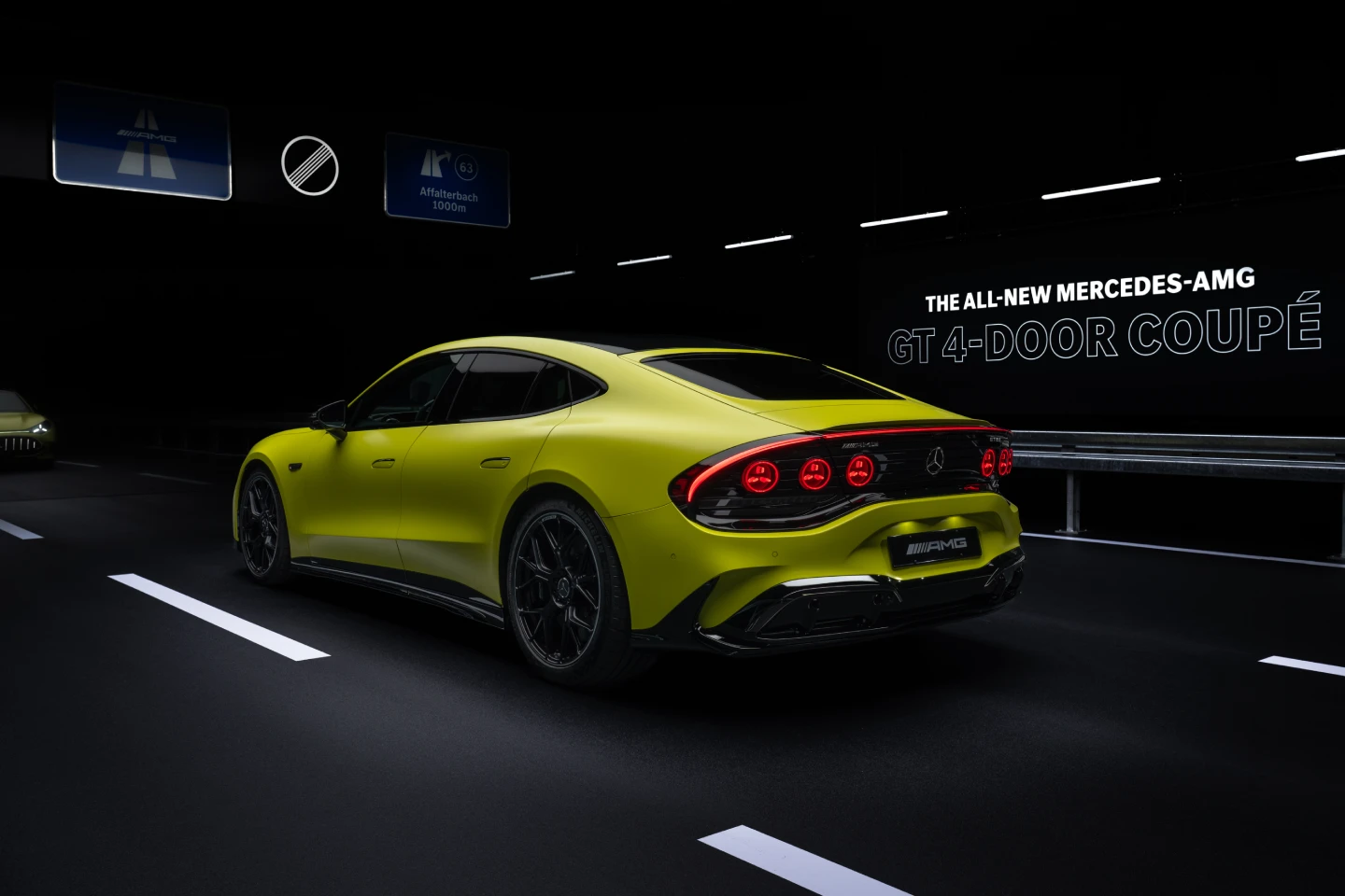 Uus täiselektriline Mercedes-AMG GT 4-Door Coupé tagantvaates