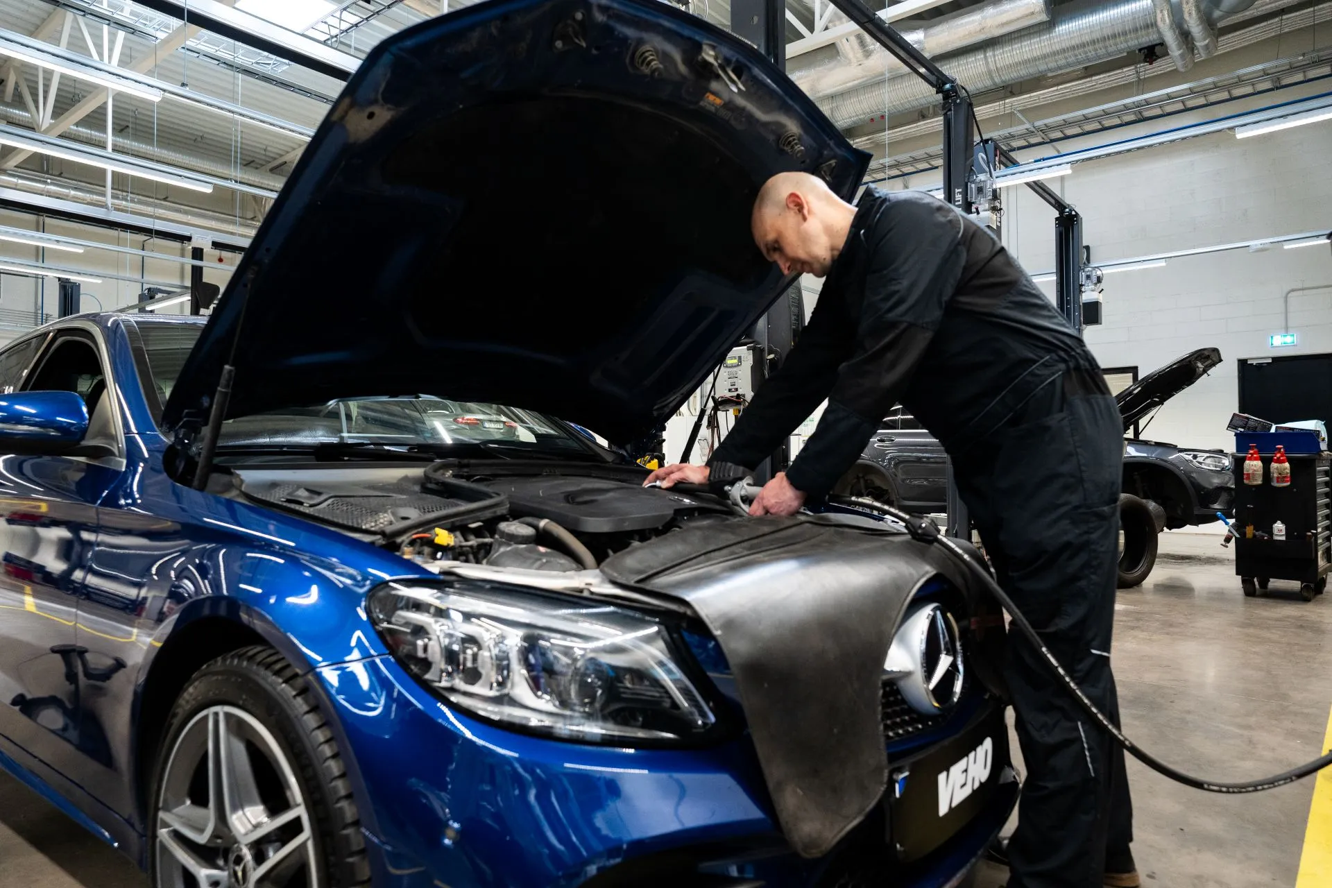 Mercedes-Benz õlivahetus Veho esinduses